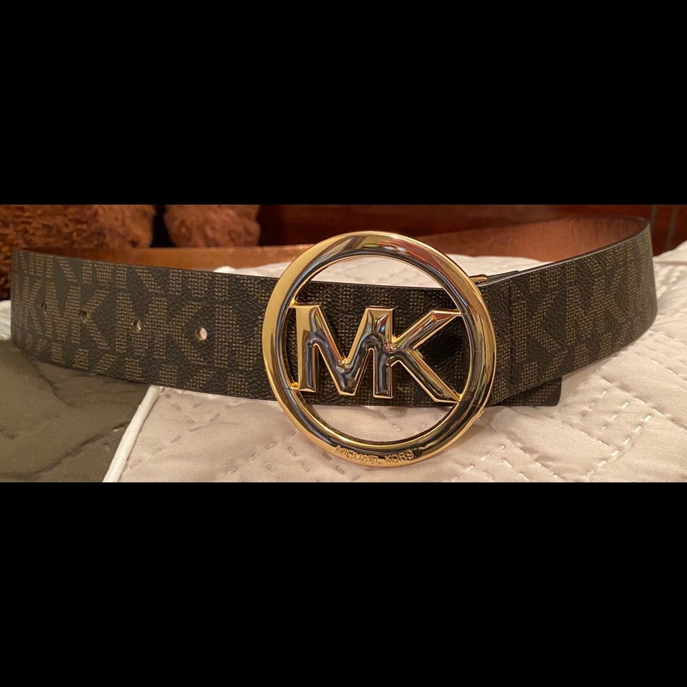 Michael Kors brown signature belt